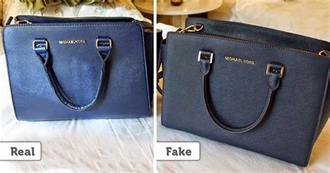 ics of resl and fake mk bags|michael kors bag identification.